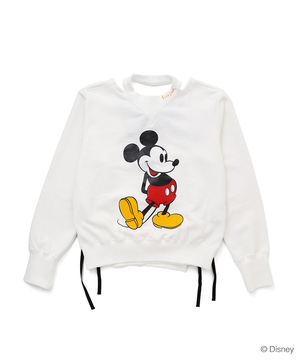 FACETASM - MICKEY SWEAT WITH OPEN-BACK / スウェット / MIMI-SW-W01