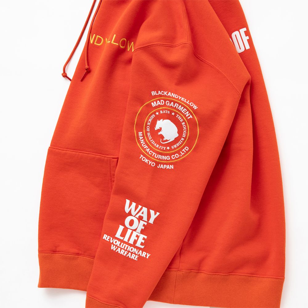 MC HOODIE ORANGE / プルオーバーパーカー / 21'RTC-0903