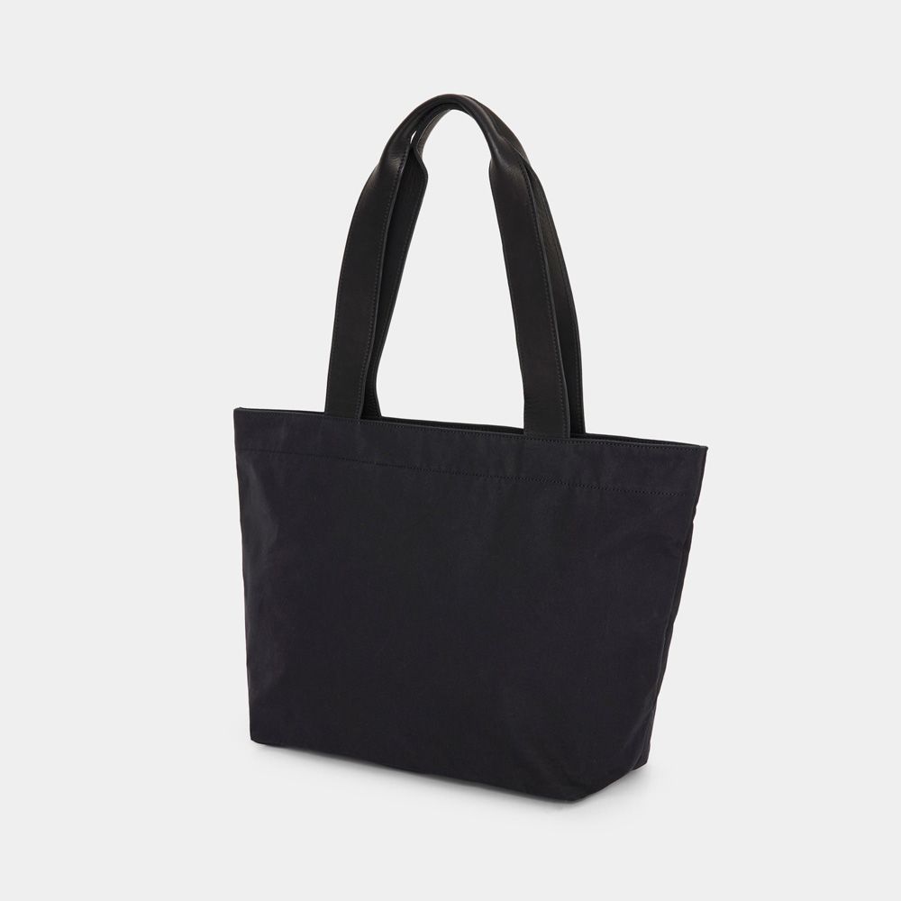 TOTE BAG - BLACK / オーガニックコットン ヘビーオールウェザークロス - トートバッグ / A26A92AC02C