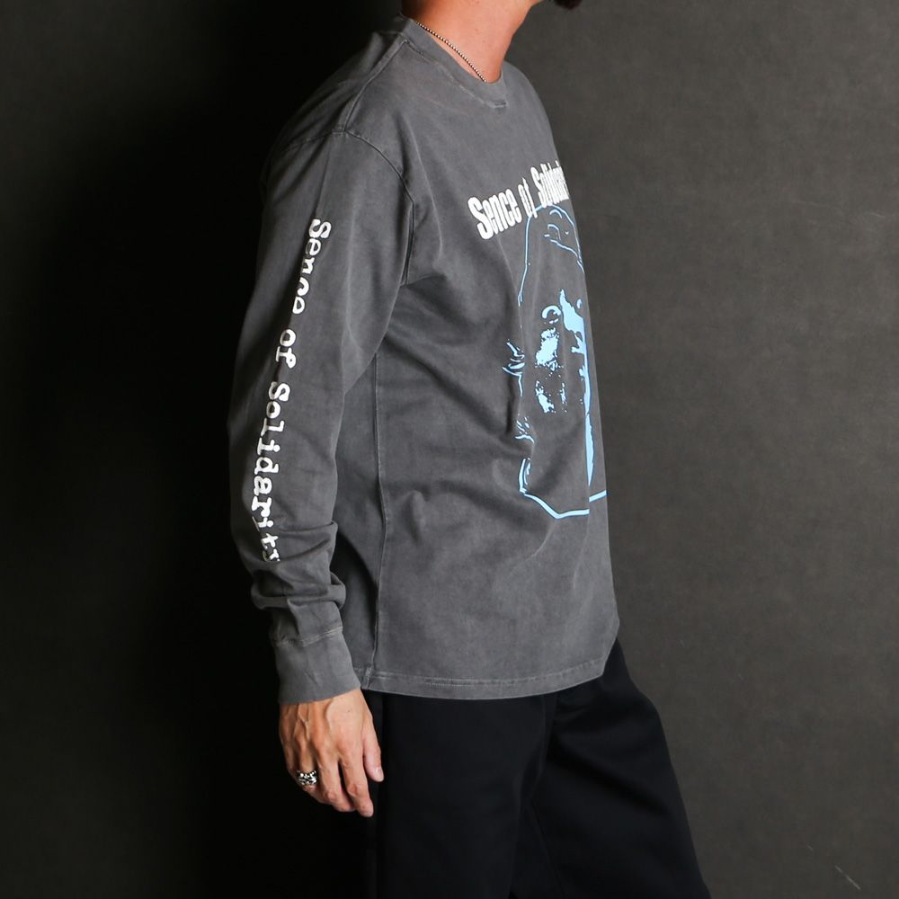 PIGMENT DYED L/S TEE - BLUE / ロングスリーブ Tシャツ / 26'RTC-0301