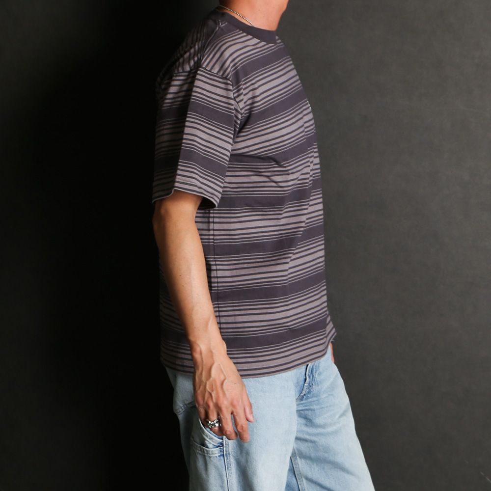 SD Heavyweight Border T - Black / Tシャツ / TSOAA150