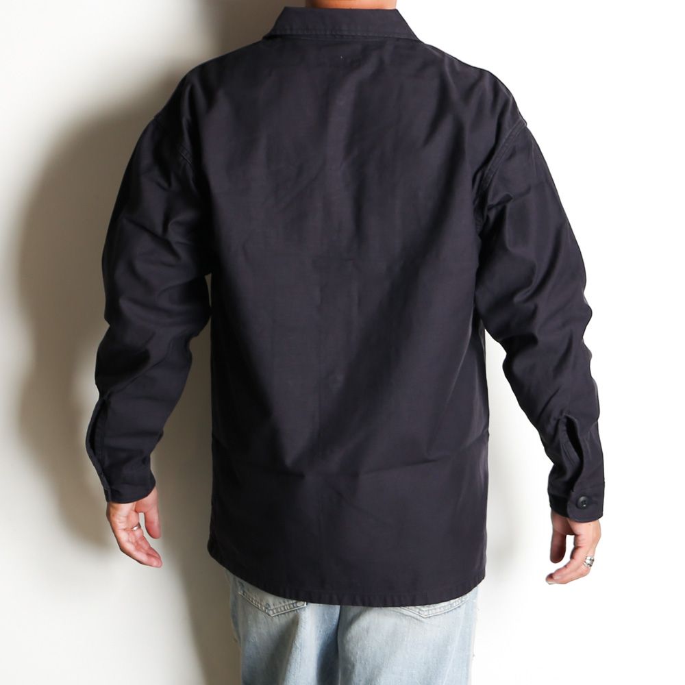 UTILITY SHIRT - Black / ミリタリーシャツ / 1242019