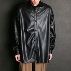 SYNTHETIC LEATHER SH / シンセティックレザー シャツ / 379108