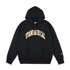 Champion For SD Exclusive R.W Hood Sweat - Black / プルオーバーフード リバースウィーブ / SWOHA240