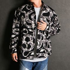 PRINT NEL L/S SH ＜SNAKE PATTERN＞ / スネークプリント ネルシャツ / CL-25AW003SNK