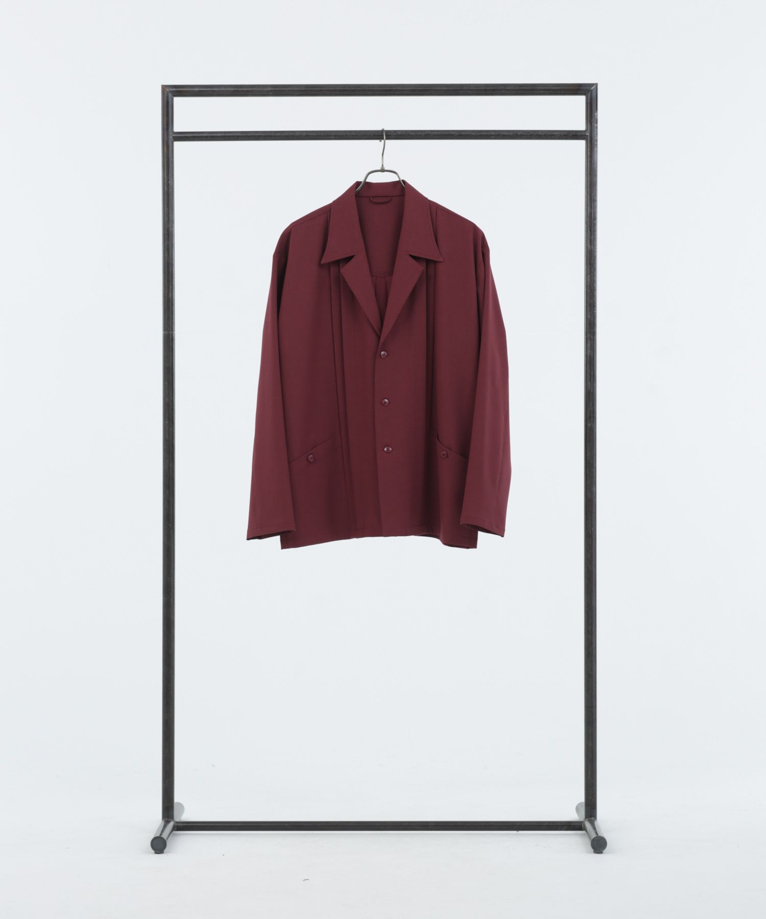 WORSTED WOOL-LIKE TWILL JK / シャツジャケット / 378205