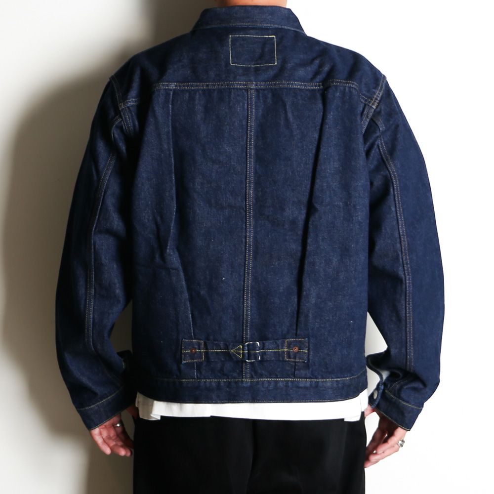 MASSES × Maison MIHARA YASUHIRO / DENIM JACKET ONE WASH MMY - INDIGO / セルヴィッヂデニム 1st型ジャケット / C15BL035