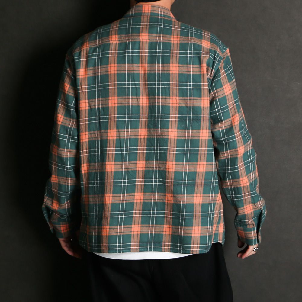 COTTON LINEN CHECK SHIRT / コットンリネン チェックシャツ / 26'RS-0206