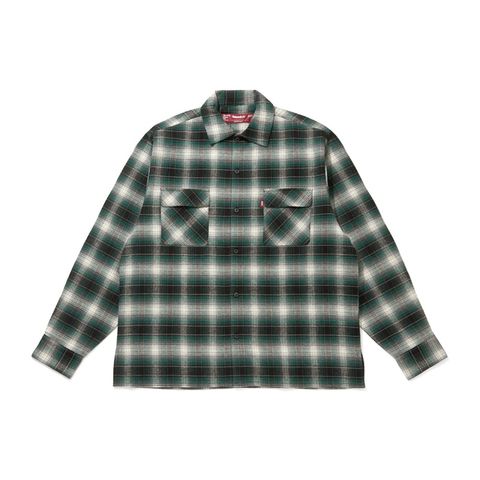 Check L/S Shirt (26aw) - Green / チェックシャツ / HS-080326
