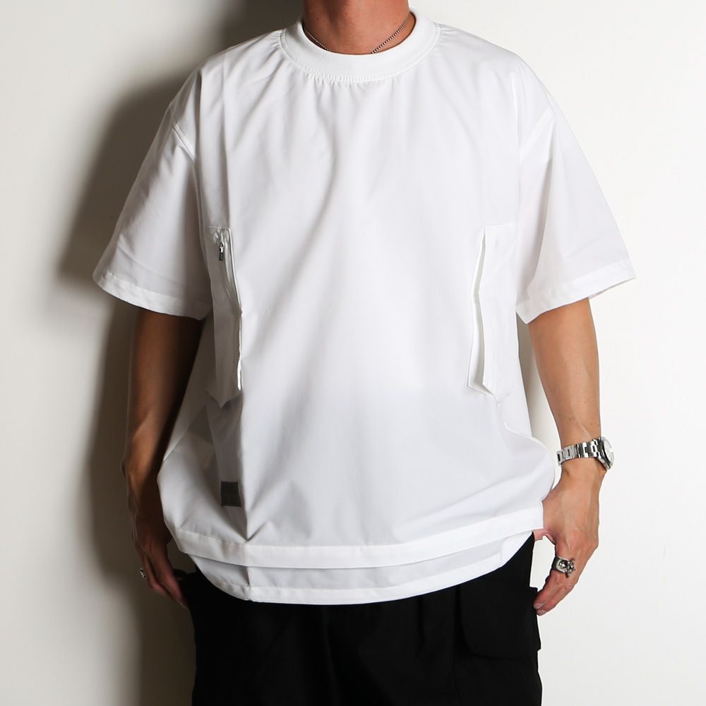 THE DEFORMED S/S PULLOVER WITH UTILITY POCKETS - WHITE / 2501006