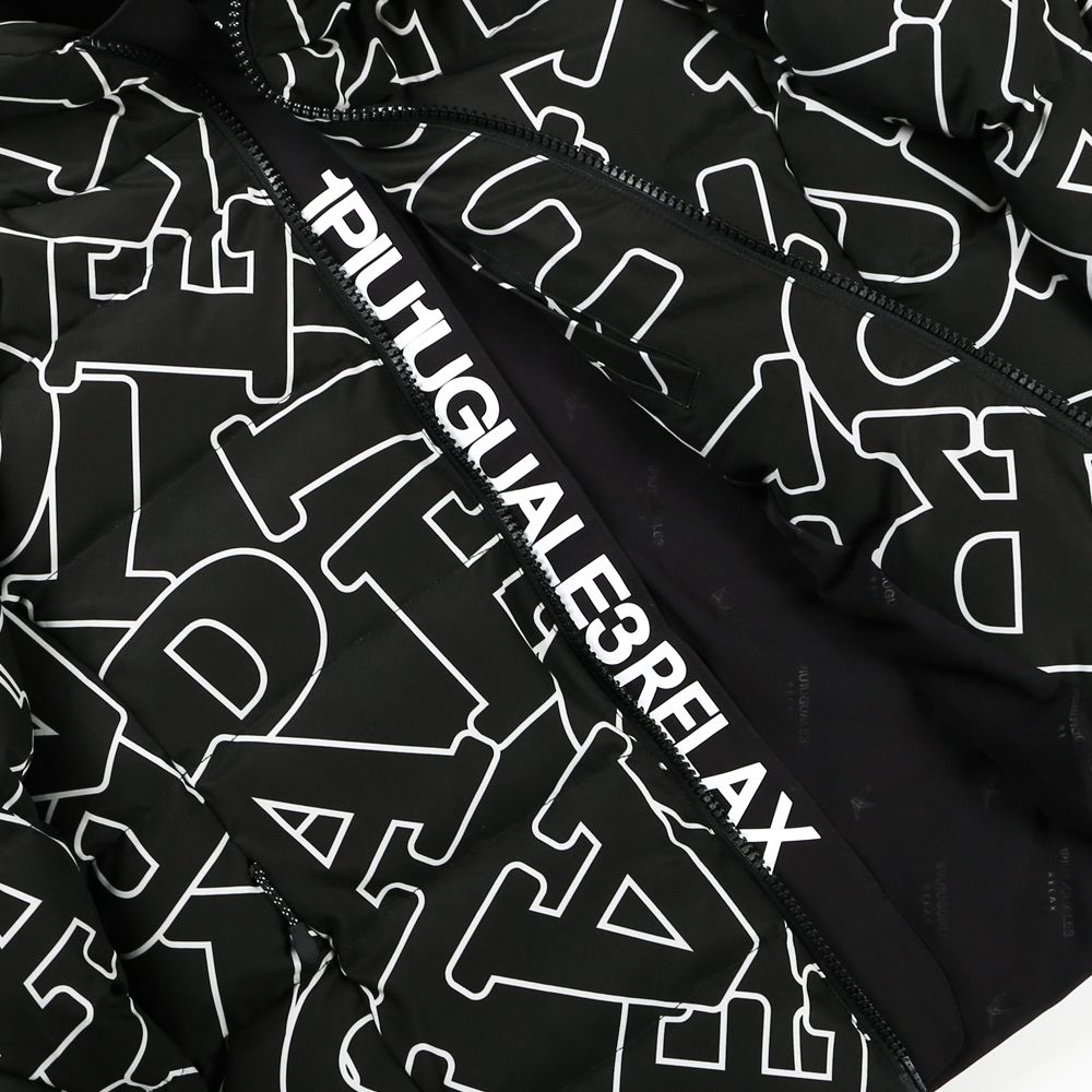 LETTERING DOWN JACKET / ダイアゴナルロゴ ダウンジャケット / USO-21042