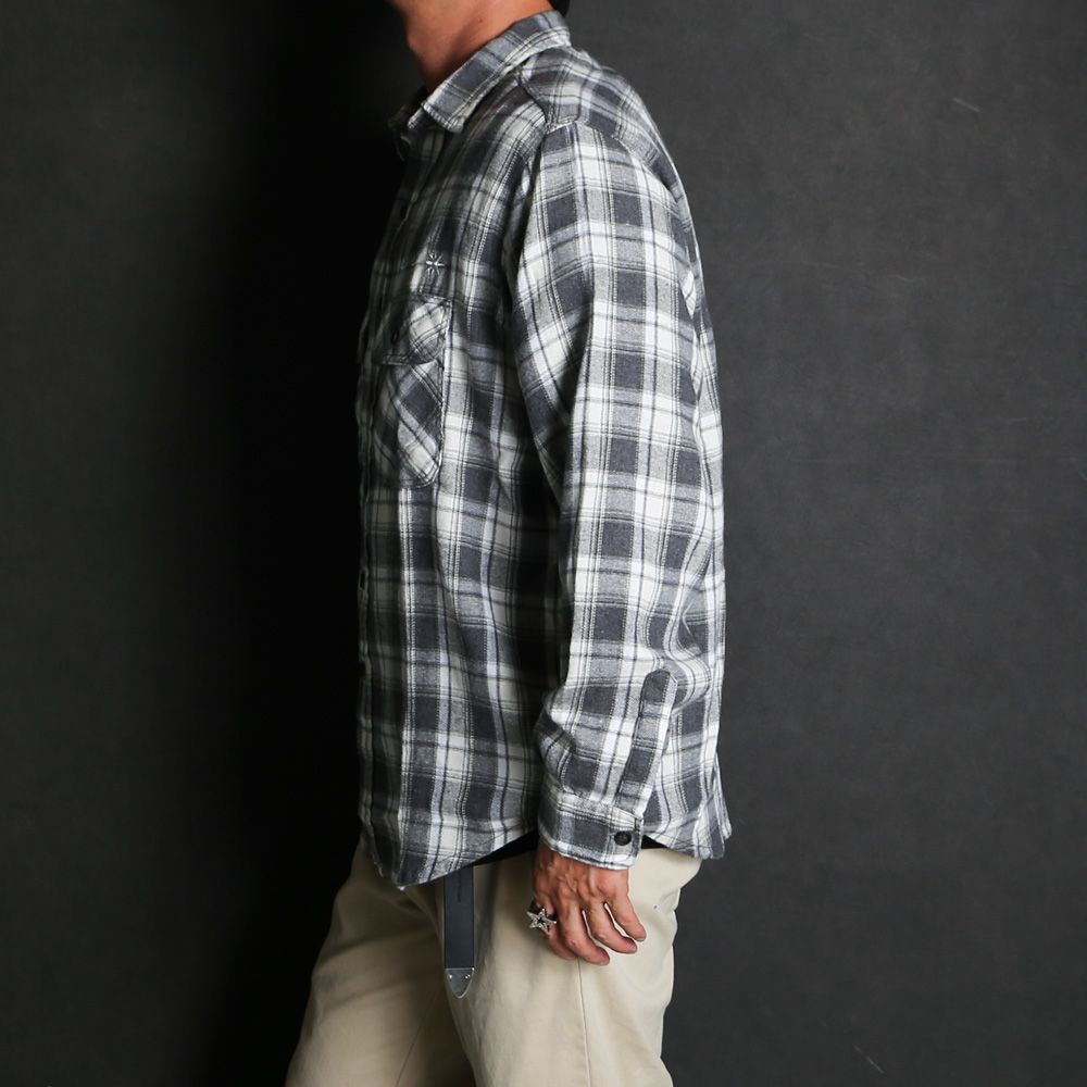 Flannel Shirt - Black / フランネルシャツ / GD0468