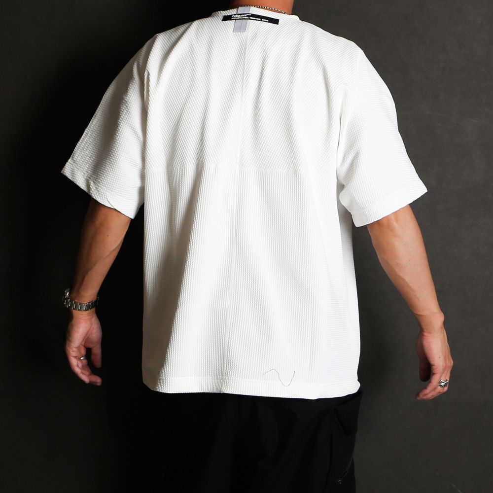THE LINKED WAFFLE S/S TEE - WHITE / 2501002