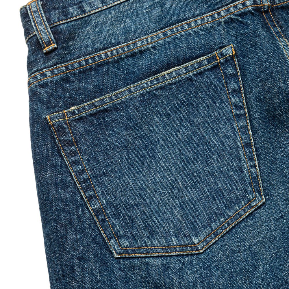 CALEE - VINTAGE REPRODUCT TAPERED DENIM PANTS <USED CALEE - VINTAGE REPRODUCT TAPERED DENIM PANTS <USED