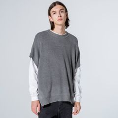 BIG KNIT VEST / ビッグシルエット ニットベスト / VTM-21-N-024