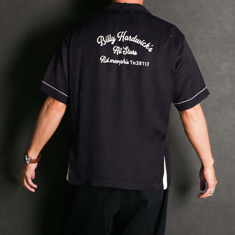 B.H.All Stars Rayon Bowling SH - BLK / 2604-5001