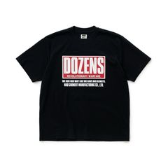 DOZENS TEE - BLACK / Tシャツ / 26'RT-0502
