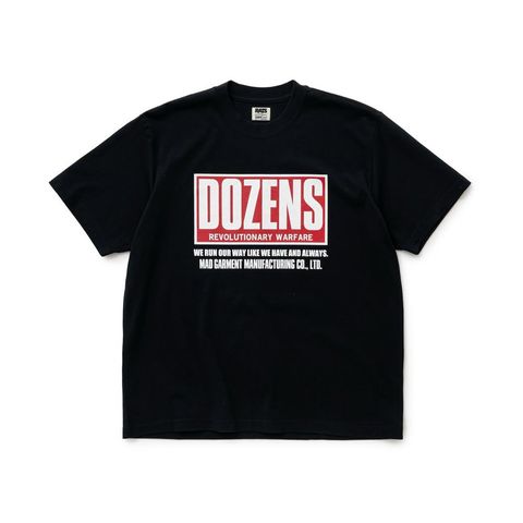 DOZENS TEE - BLACK / Tシャツ / 26'RT-0502