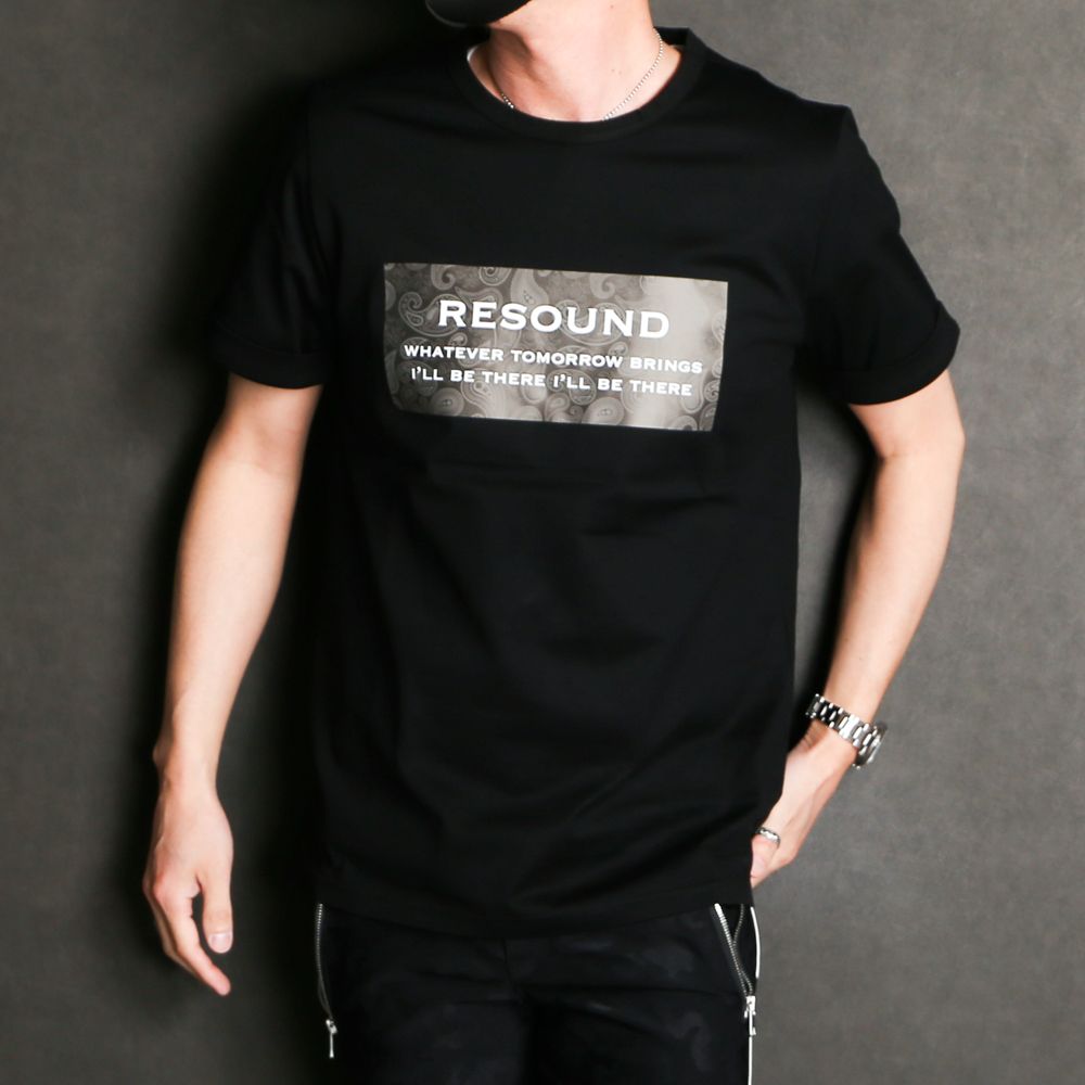 BANDANA BOX ROGO ROLL UP JERSEY TEE /  プリントTシャツ / RC19-T-007