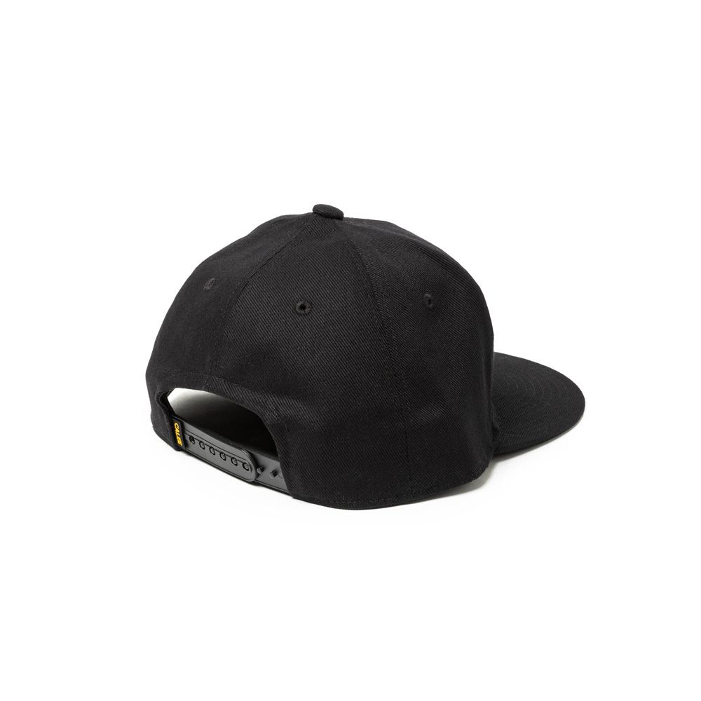 CALEE - CALEE LOGO EMBROIDERY TWILL CAP - BLACK × BLUE
