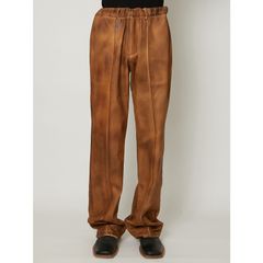 "LEATHER COATING JERSEY" EASY TROUSERS / トラウザー / TA24SS-PT091
