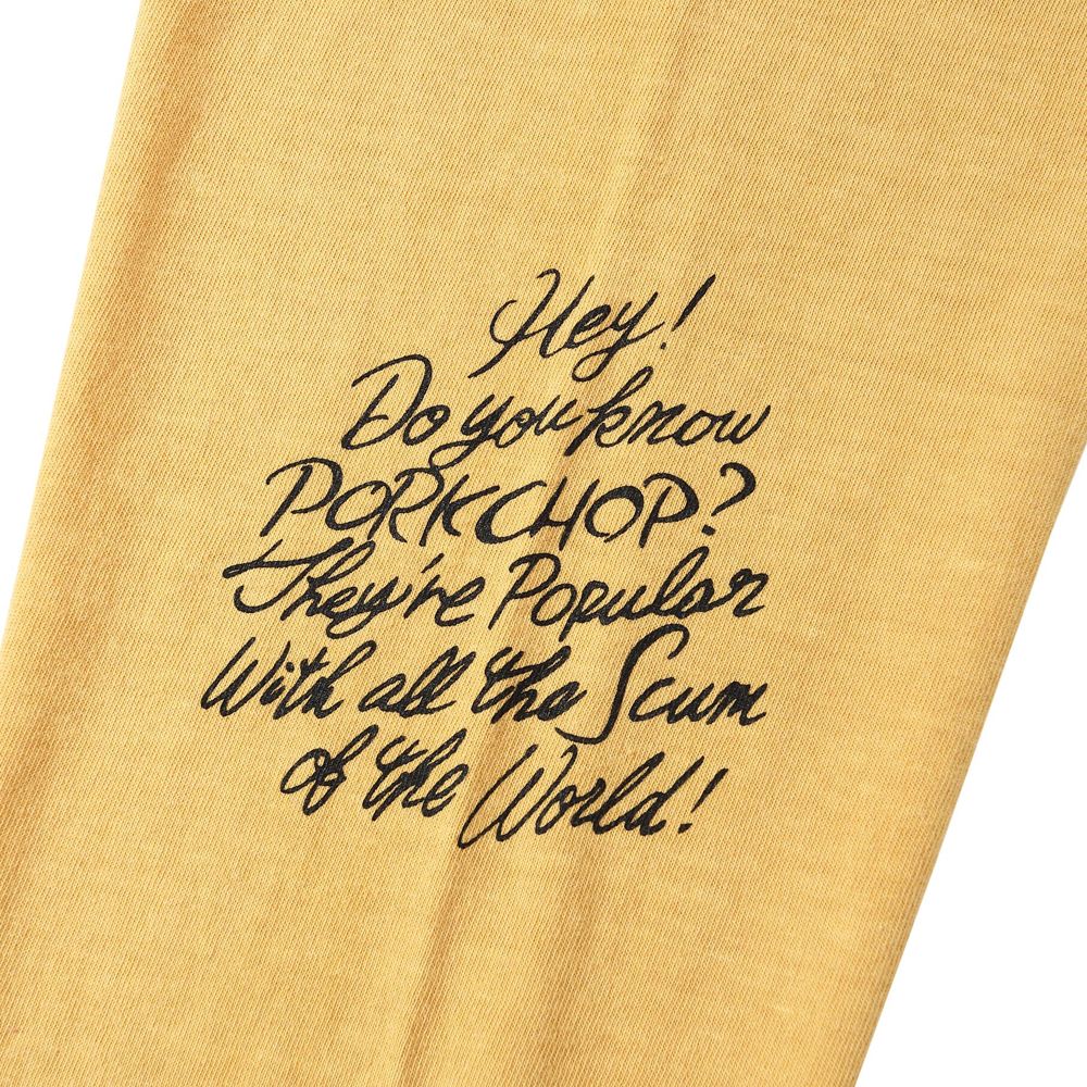 SCUM PORK L/S TEE - MUSTARD / ロングスリーブTシャツ