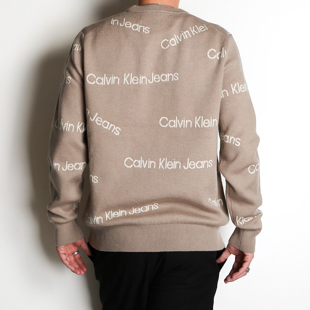 Calvin Klein Jeans - A - INSTIT AOP SWEATER / プルオーバーセーター 