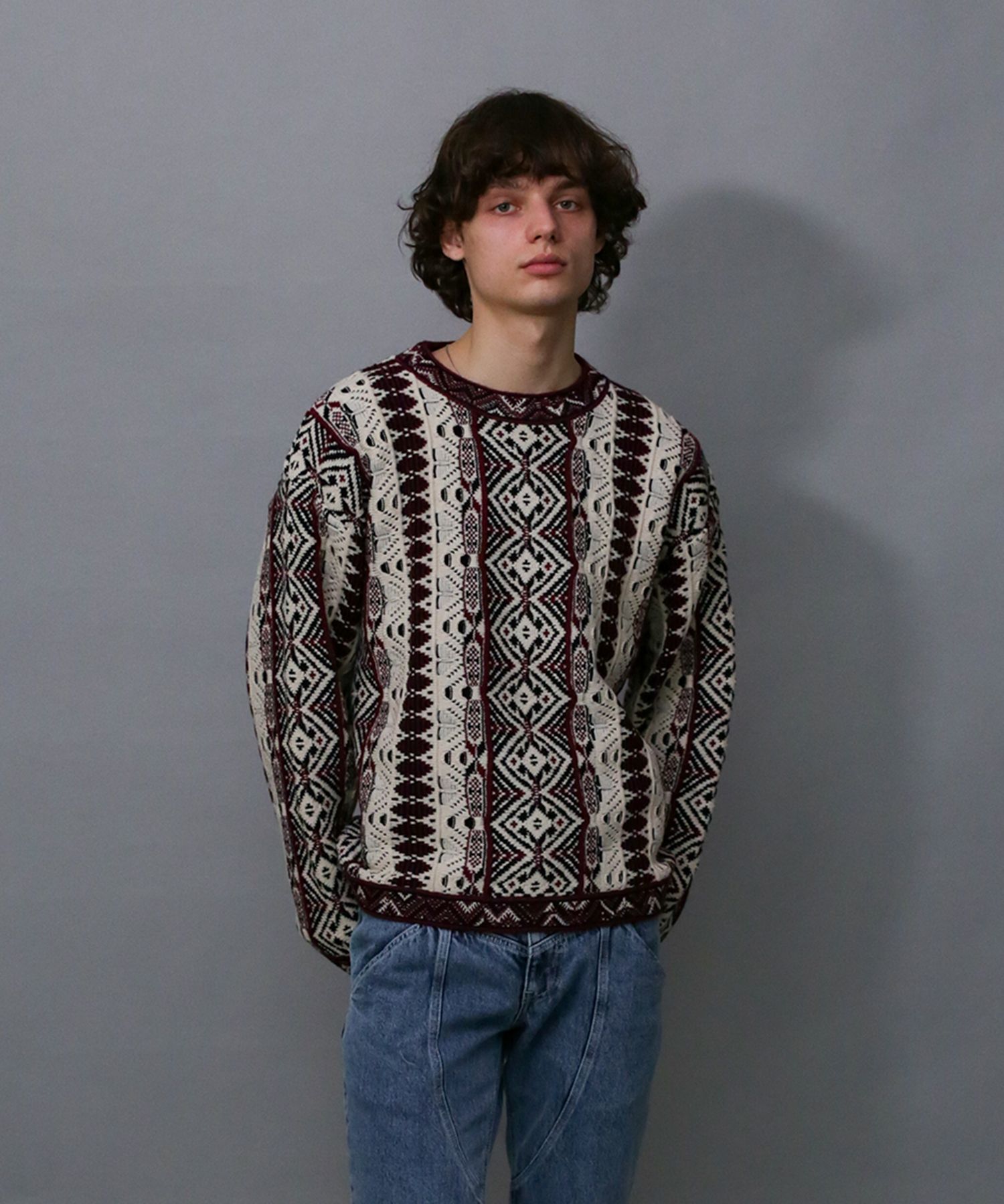 Iroquois - 7GG COOGI TUCK KNIT / プルオーバーニット / 279200