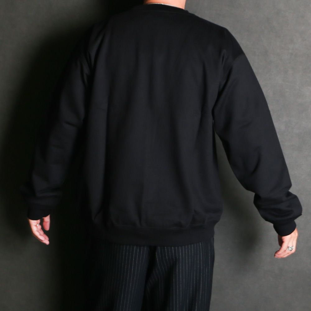 【ラスト1点-サイズ3】 Comfort Sweat - Black / オーガニックコットンヘビー吊裏毛 - コンフォートスウェット / A26C13CS04C