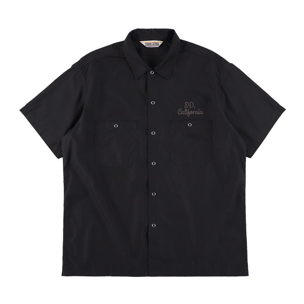 SD Dress Work Shirt SS - Black / ワークシャツ / SHOSD220