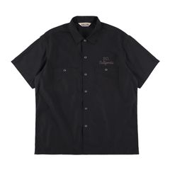 SD Dress Work Shirt SS - Black / ワークシャツ / SHOSD220