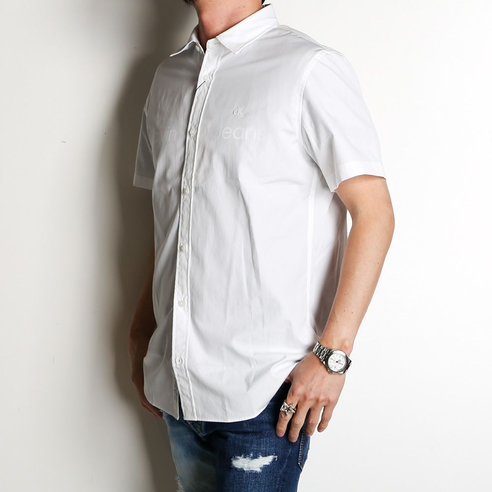 LOGO PIPING RELAXED SHIRT / 半袖シャツ / J323581