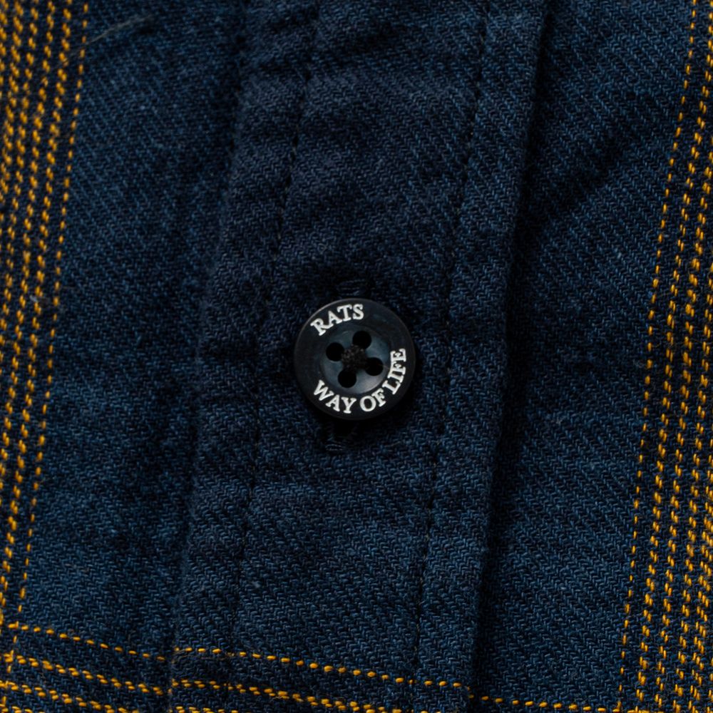 COTTON LINEN CHECK SHIRT / コットンリネンチェックシャツ / 25'RS-0307