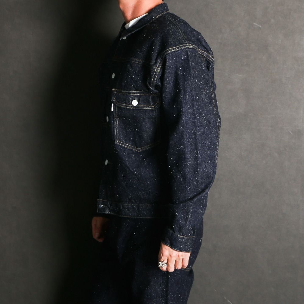 #001 T-BACK DENIM JACKET ONE-WASHED / JK-YY-0001