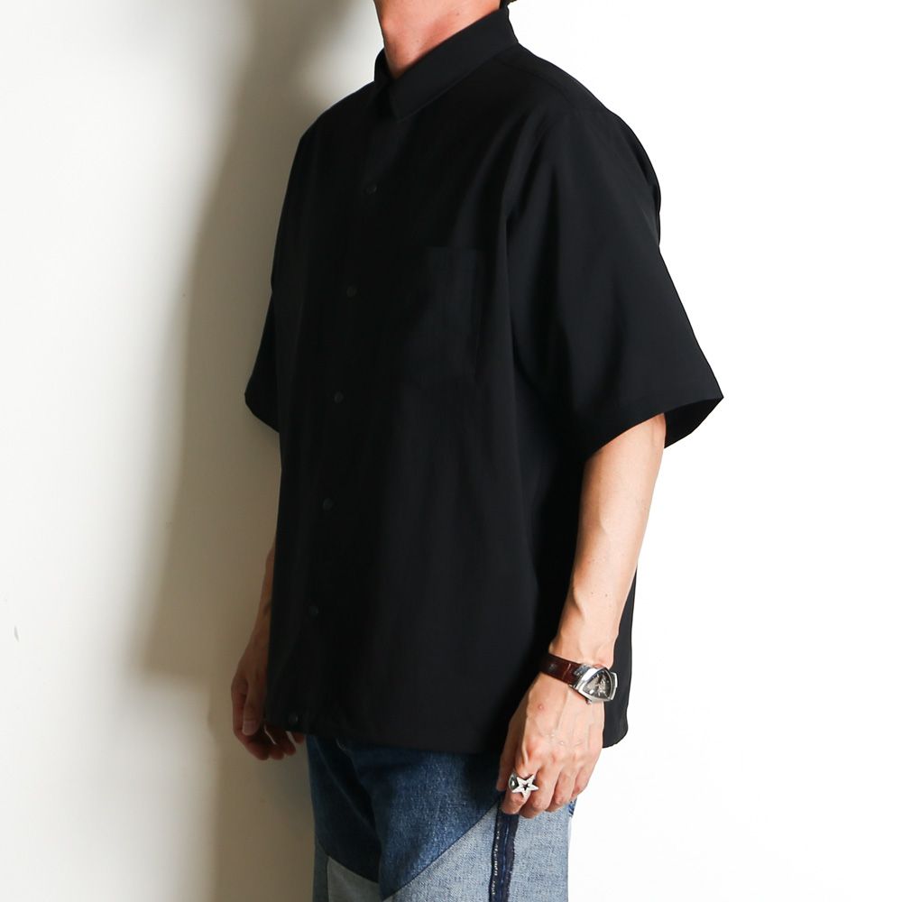 DROW CORD SHIRT - BLACK / ドローコード シャツ / VTM-26-S-003