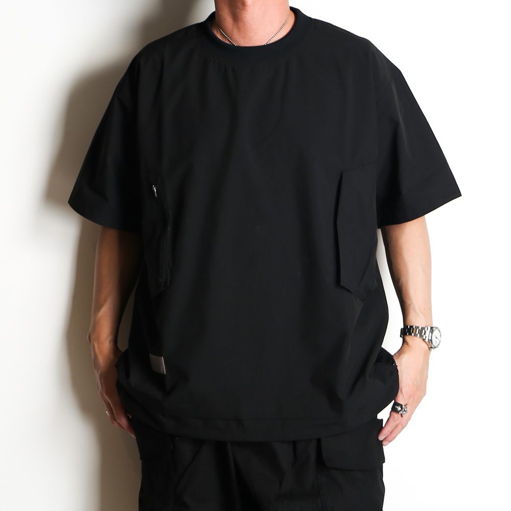 【ラスト1点-サイズ1】 THE DEFORMED S/S PULLOVER WITH UTILITY POCKETS - BLACK / 2501006