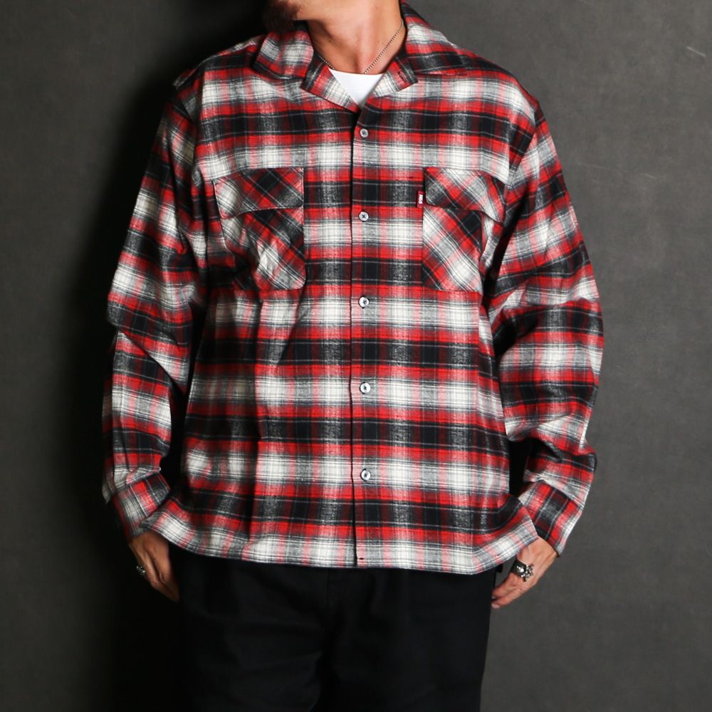 Check L/S Shirt (26aw) - Red / チェックシャツ / HS-080326