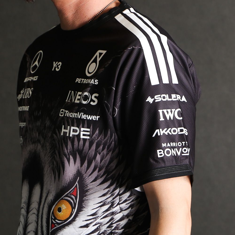 Y-3 MERCEDES - AMG PETRONAS FORMULA 1 TEAM DRIVER SHORT SLEEVE JERSEY / Tシャツ / KT2226