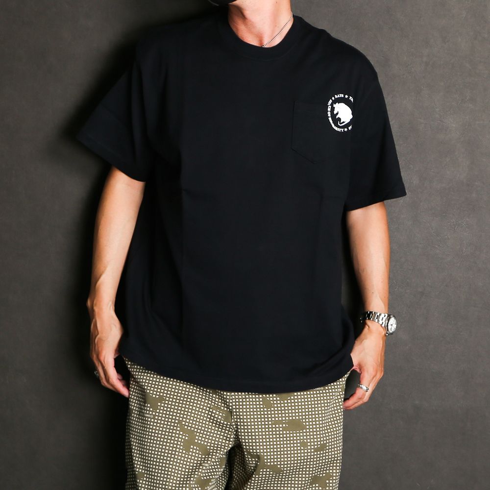 RATS - CIRCLE POCKET TEE / プリント Tシャツ / 22'RT-0501