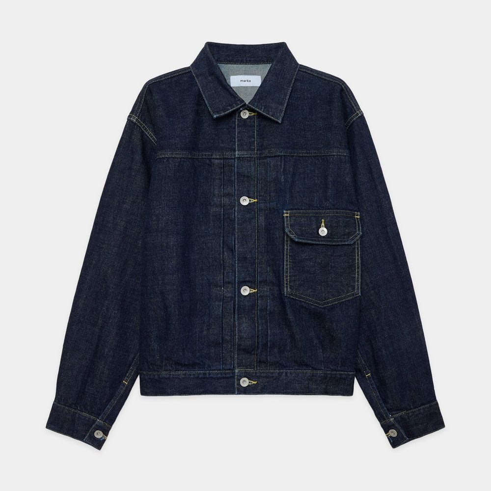 TYPE-1 DENIM JACKET - INDIGO O.W / オーガニックコットン 13.5oz セルビッチデニム - TYPE-1 デニムジャケット / M26C07BL01C (7月下旬入荷予定)