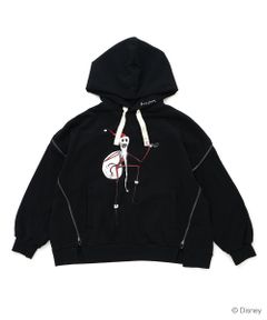 NIGHTMARE BEFORE CHRISTMAS ZIPPER HOODIE SANTA JACK / ジップパーカー / MIMI-SW-U07