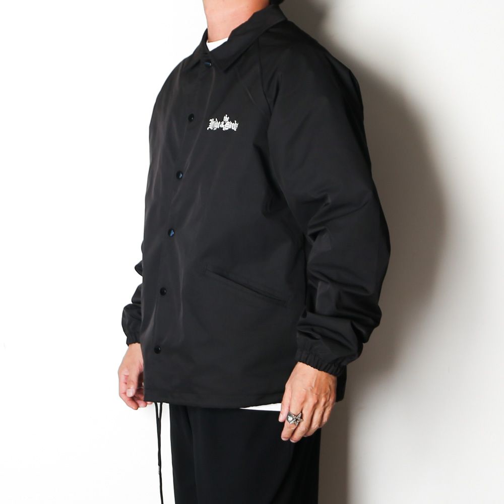 " HIDEANDSEEK × Toru Nishiura " / The H&S Team Jacket - BLK / コーチジャケット / H30th-091326