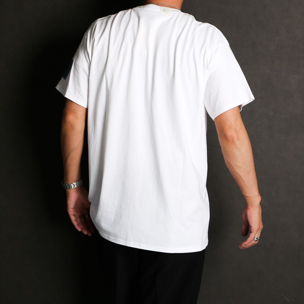 N.HOOLYWOOD - HALF SLEEVE T-SHIRT - WHITE / 9242-CS83