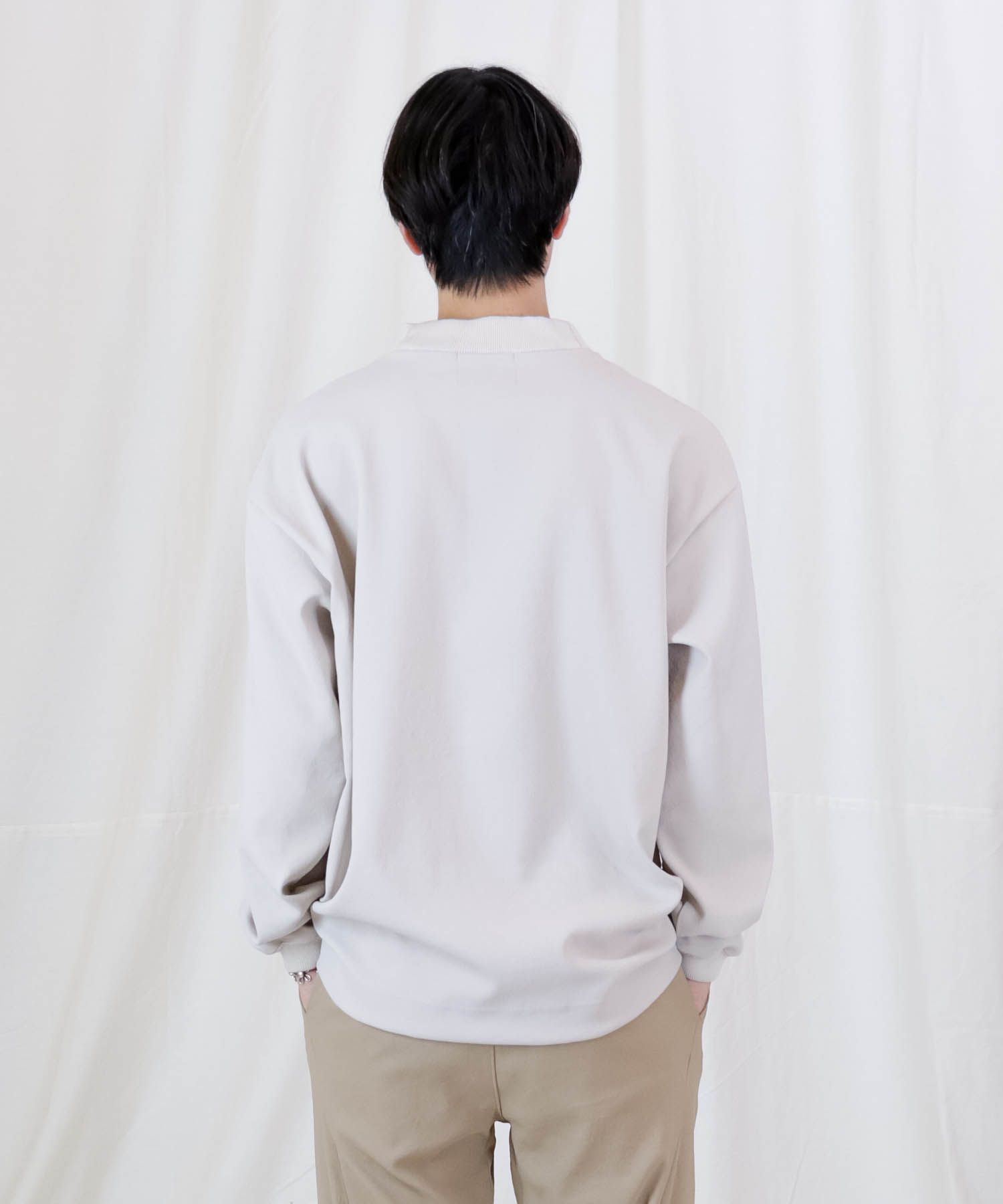 FULLDULL MOCK NECK L/S T / モックネック プルオーバーシャツ / 379111
