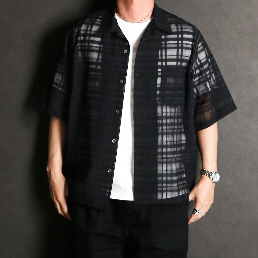 VICTIM ヴィクティム / OPEN COLLAR CHECK SHIRTS VICTIM（ヴィクティム）の「VICTIM ヴィクティム / OPEN COLLAR