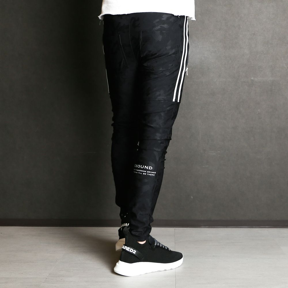 【RESOUND CLOTHING × chemical conbination】 Johnson LINE NYLON PT SILHOUETTE / RC19-ST-009CC
