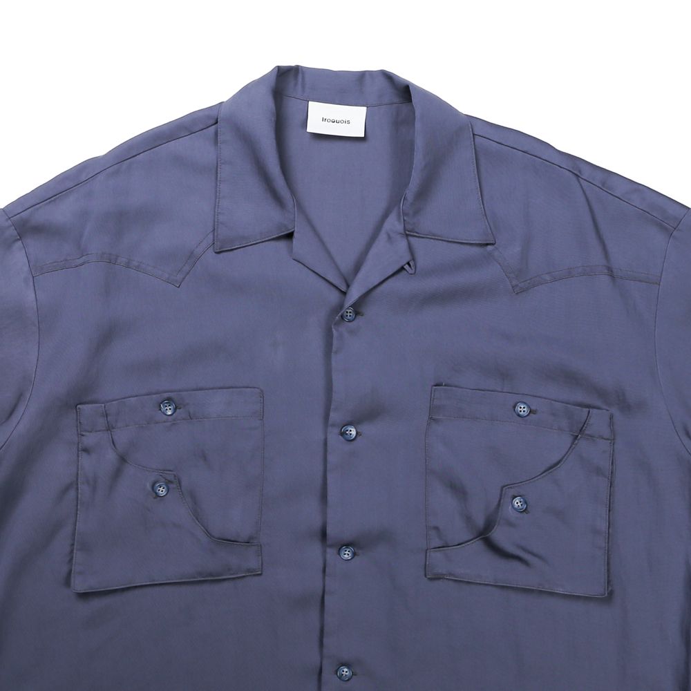 TE TWILL WIDE WESTERN H/S SH / ウエスタンヨーク ワイドシルエットシャツ / 379116