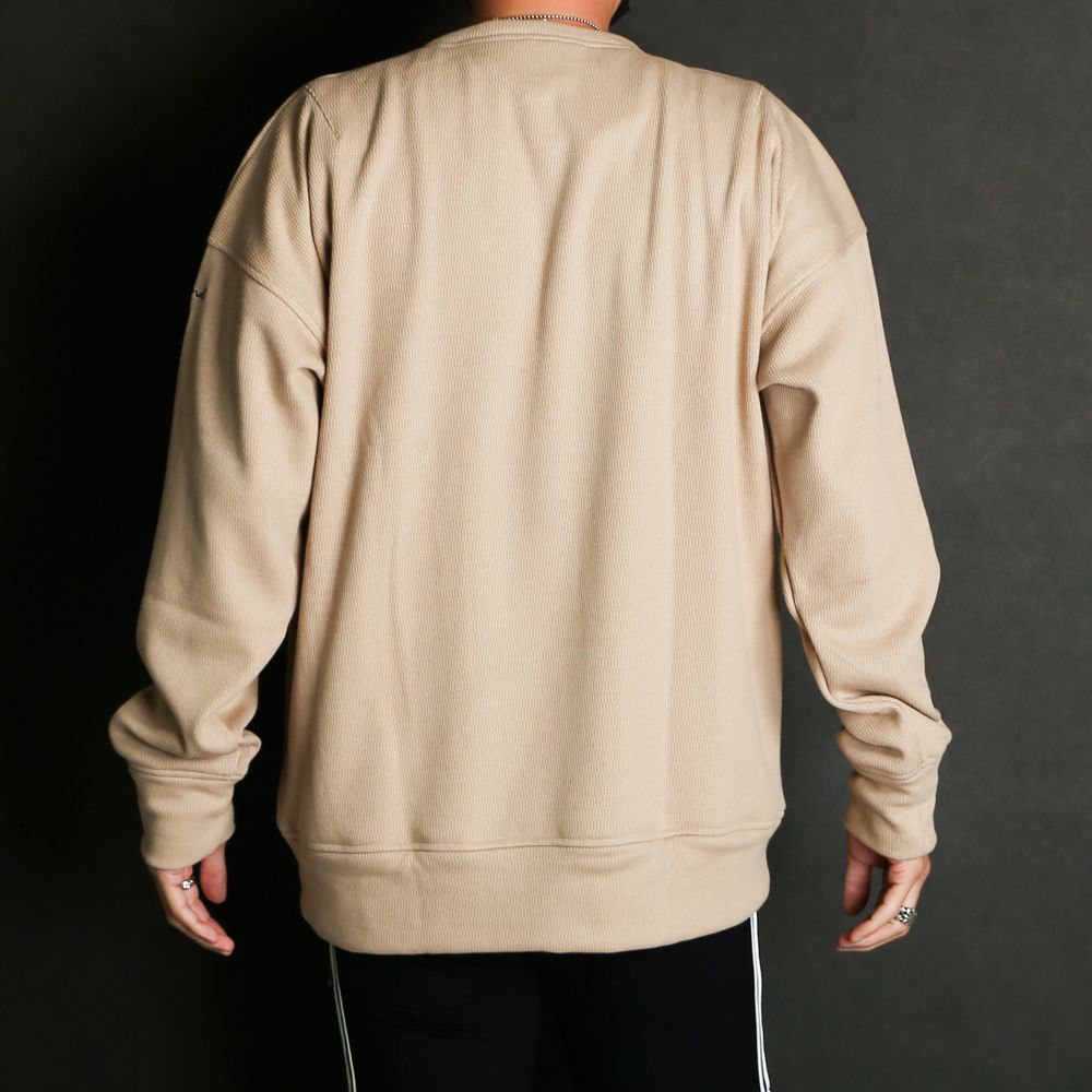 thermal loose trainer / ハニカムサーマル ルーズトレーナー / RC22-C-005