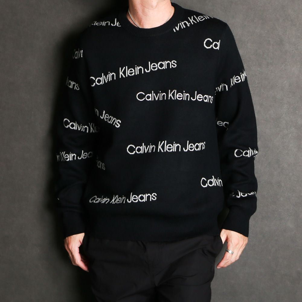 Calvin Klein Jeans - A - INSTIT AOP SWEATER / プルオーバーセーター