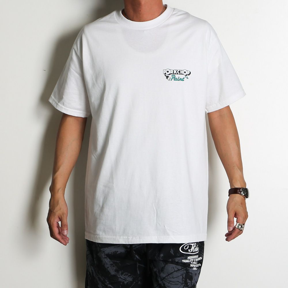 PCP PORK TEE - WHITE / ショートスリーブTシャツ